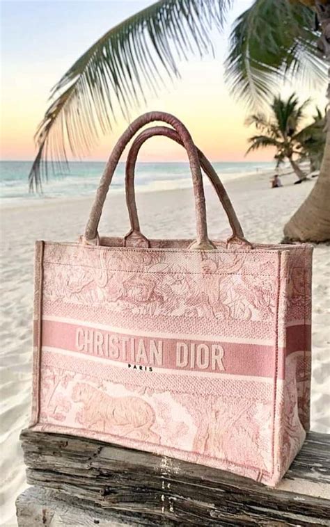 christian dior beach bag pink|christian dior tote bag sale.